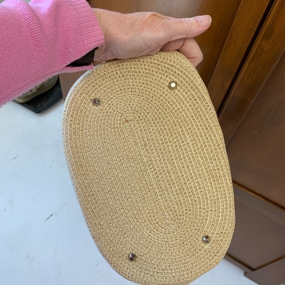 Talbots woven tote bag purse - Picture 4 of 8